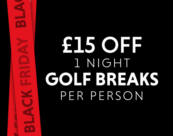 £15 off 1 Night Golf Breaks per person