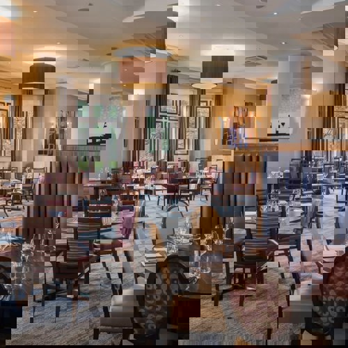 <p>THE BRASSERIE RESTAURANT</p>