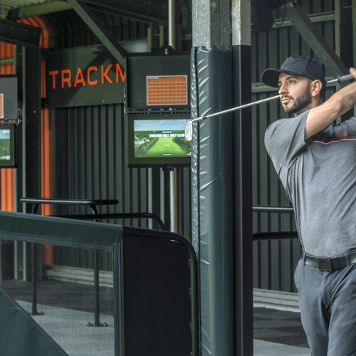 <p>TRACKMAN DRIVING RANGE</p>